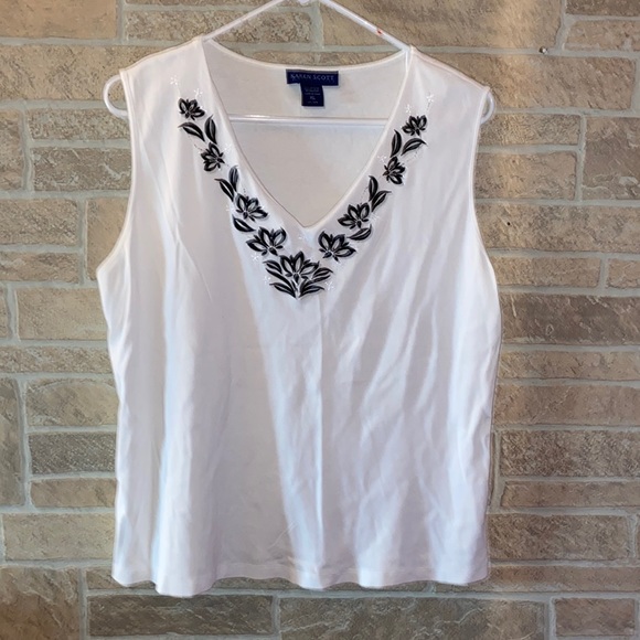 ✅Karen Scott Sleeveless Top - Picture 1 of 5